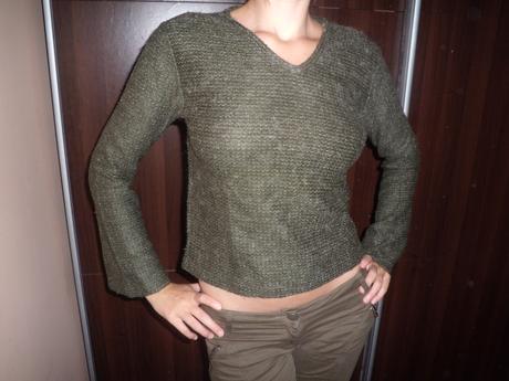 Svetrík so zvonovými rukávmi, takko,s