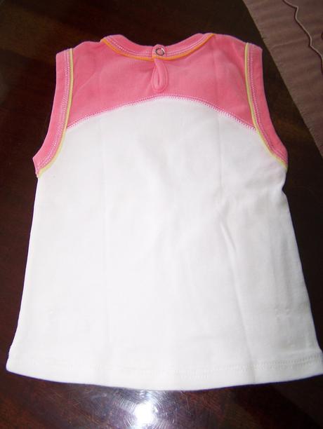 Bielo lososové tieločko málo nosené, 92