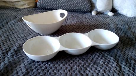 Misa porcelán miska tácka podnos kvetináč, 