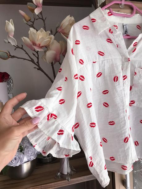 Blúzka oversize kiss, amisu,xs