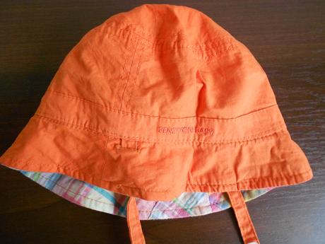 Letný- obojstranný klobúčik, benetton,68