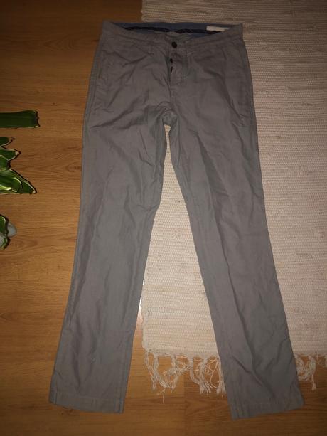 Šedé nohavice/ sivé nohavice elegantné, 32