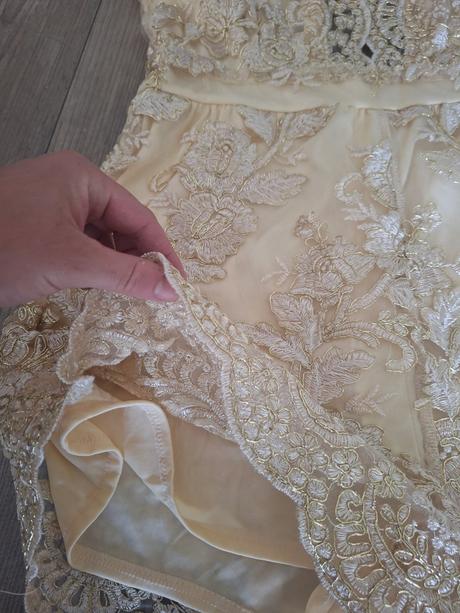 Overal gold lace, m