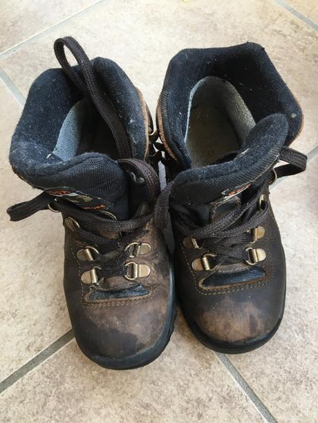 Turistické kožené topánky, 29