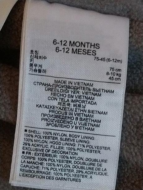 Chlapčenská tmavo sivá zimná bunda, gap, gap,74