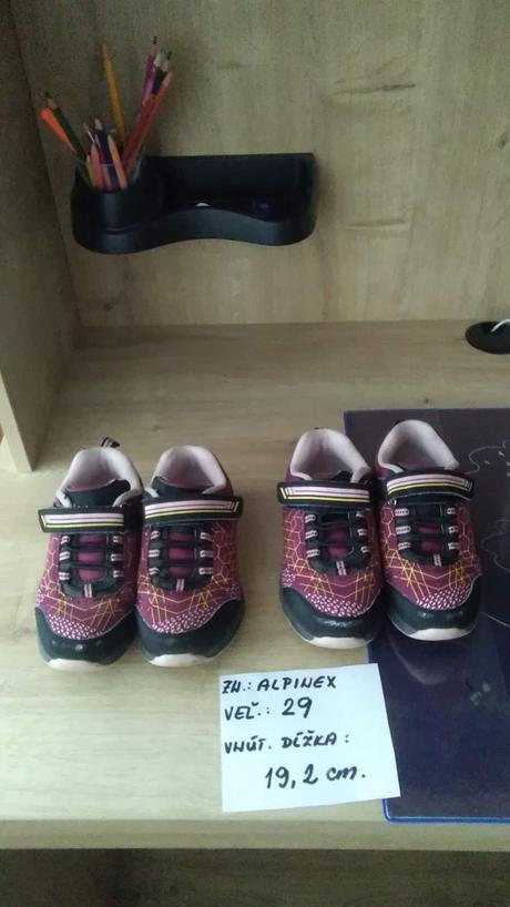 Dievčenské softshellove topánky zn.alpinex veľ.29, 29