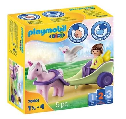 Playmobil jednorožec a dievčatko,