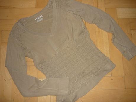 Elastické tričko s riasením zn. piazza, s