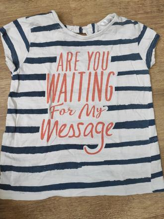 Letné pásikavé tričko, vek9-10r., veľ. 134/140, pepco,134