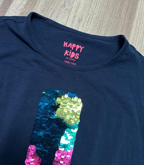 Šaty s meniacimi flitrami, tchibo,152