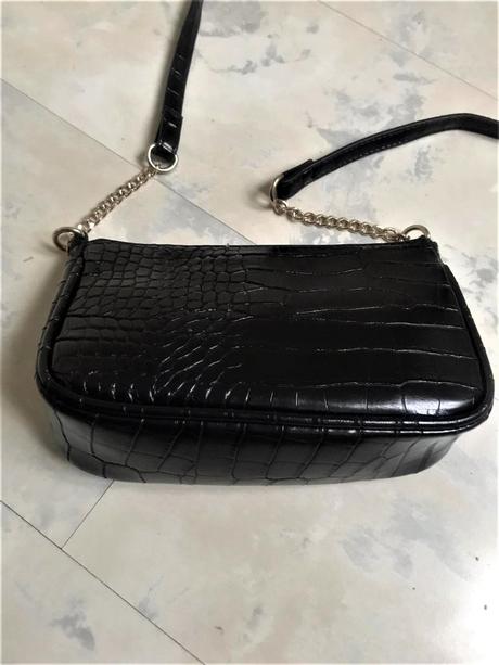 Crossbody kabelka s imitáciou hadieho vzoru, 