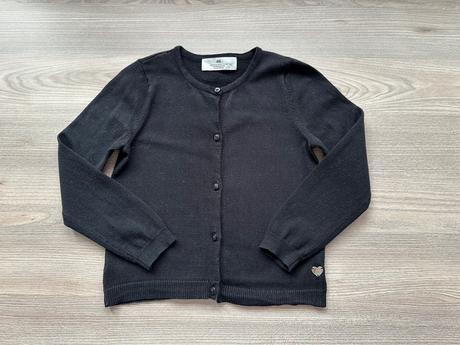 Svetrík h&m 110/116 čierny, h&m,116
