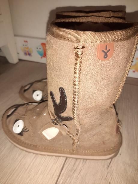 Pravá koža emu austrália merino vlna, 27