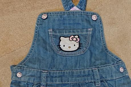 Riflova sukna na traky s hello kitty, h&m,86