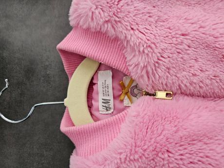 Chlpatá prechodná bundička, h&m,110