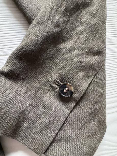 H&m - olivový blazer, h&m,xs