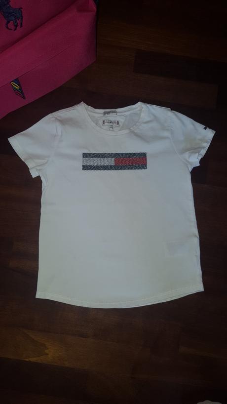 Dievčenské tričko tommy hilfiger vel. 122, tommy hilfiger,122