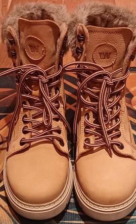 Weinbrenner béžové zimné topánky, 36