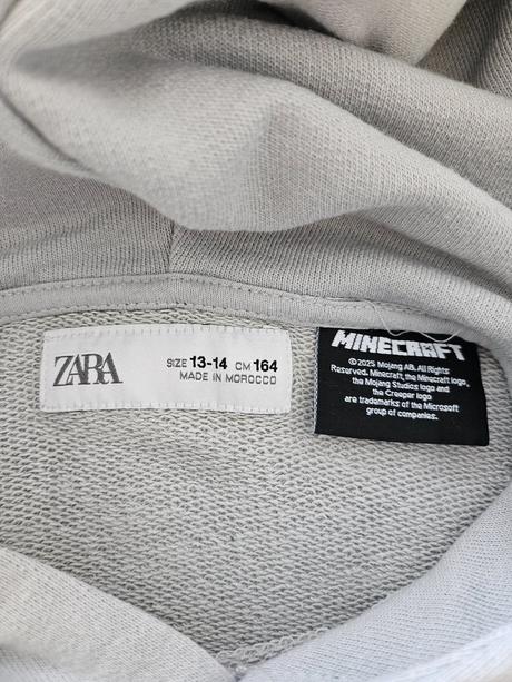 Mikina minecraft, zara,164