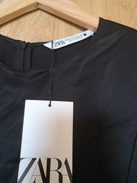 Zara saténové asymetrické šaty/top, zara,xs