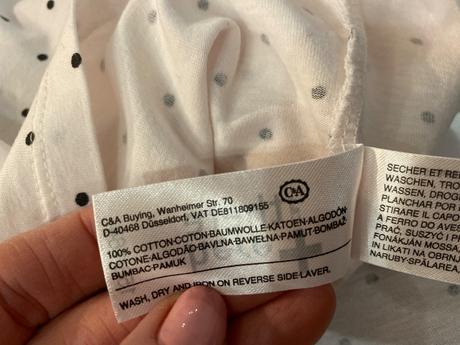 Tričko s čerešničkami, c&a,164