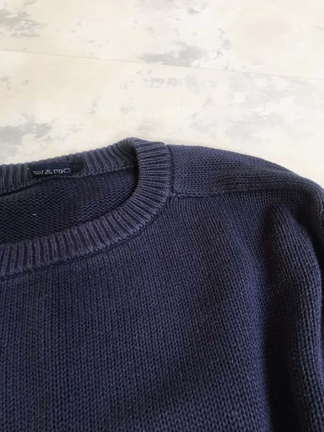 Bavlnený cvernový pulóver, xxl