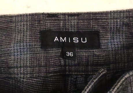 Široké nohavice s manžetami, amisu,36