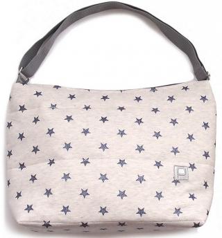 Pinkie stredná taška little stars blue, pinkie