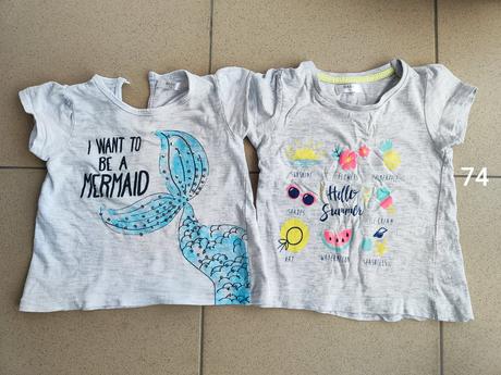 Tričká 2ks 74, pepco,74