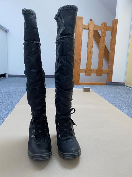 Vysoké čižmy na opätku 39, 39