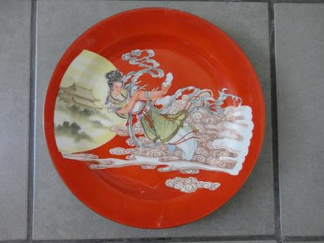 Čínsky porcelánový tanier - veľký,