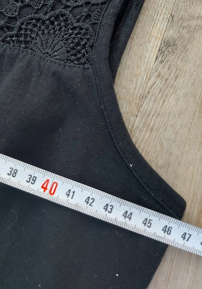 Dlhé letné šaty - čierne, esmara,40