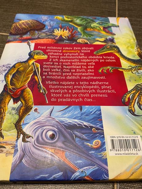 Nádherná kniha encyklopédia dinosaurov s výkladom,