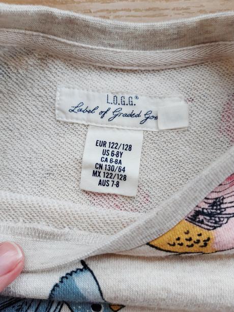 Mikinové šaty h&m, 2 ks, h&m,128