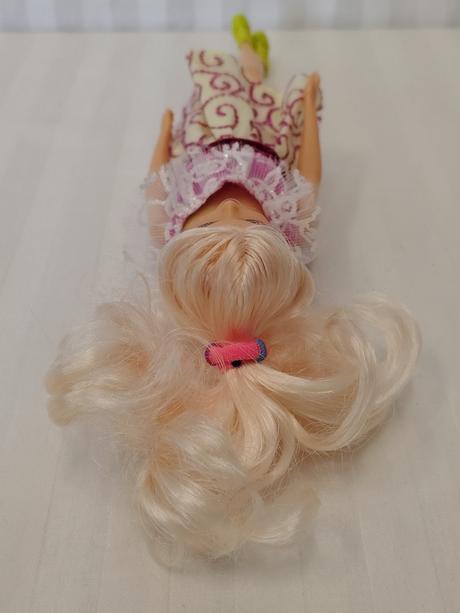 Retro blond bábika 31 cm, originál barbie sandále,