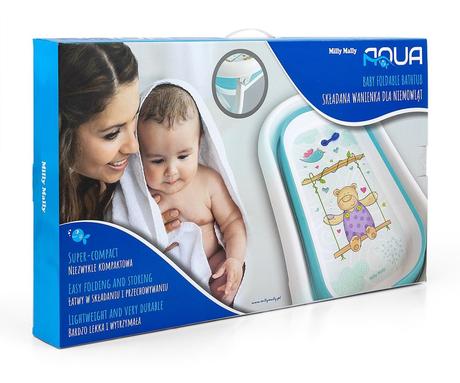 Detská skladacia vanička s výpusťou milly mally,