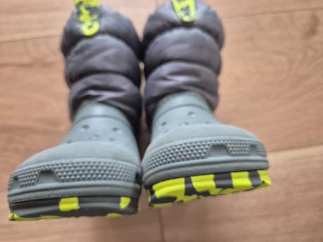 Zimné snehule crocs classic neo puff, veľ. j1 (32-, crocs,32
