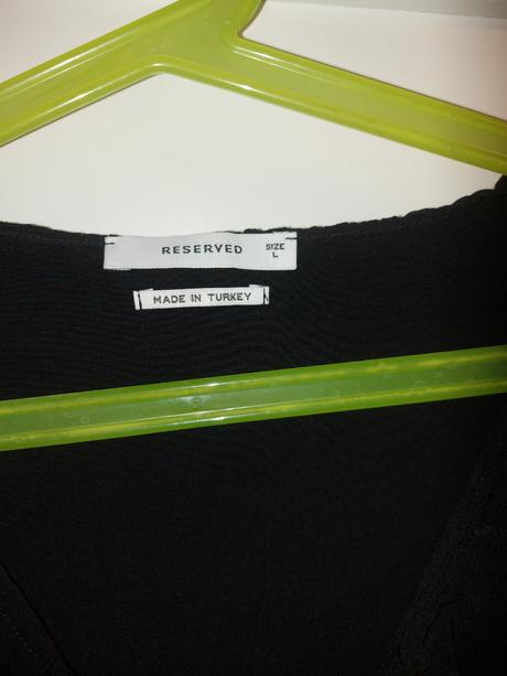 Čierne šaty, reserved,l