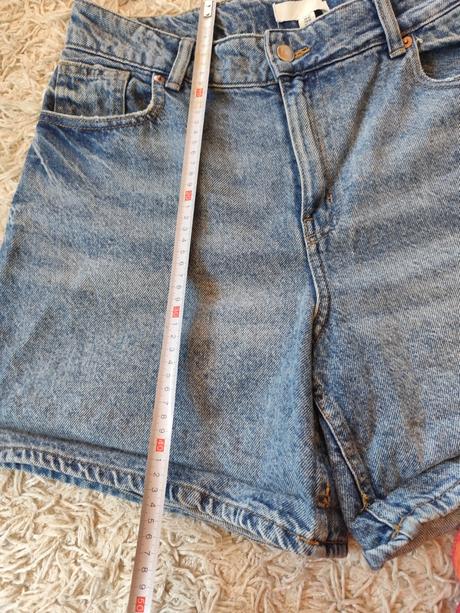 Riflové kraťasy, h&m,42