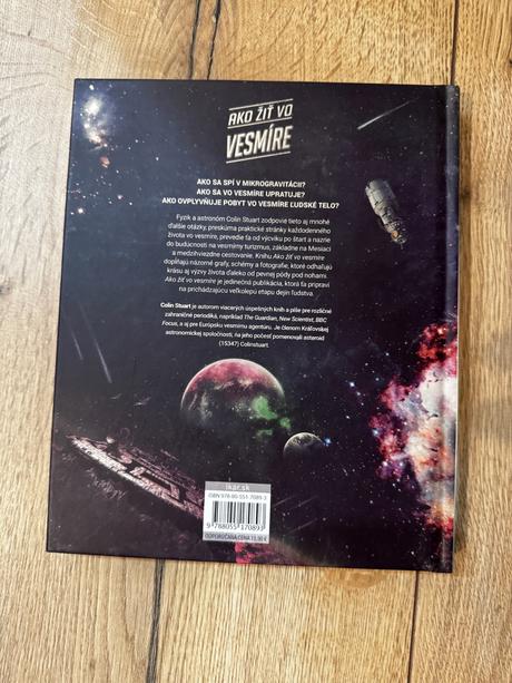 Kniha ako žiť vo vesmíre, collin stuart, 