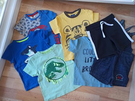 Tričká, kraťasy 92/98, h&m,92