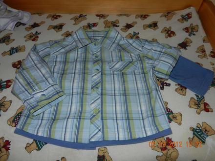 1x oblecena nadherna kosielka s rollup rukavom, 80