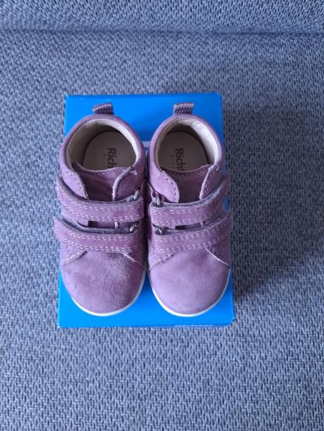 Dievcenske kozene topanky / poltopanky richter 20, richter,20