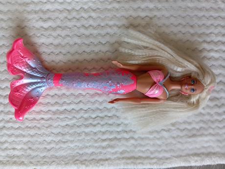 1996 bubbling mermaid barbie morská panna, 