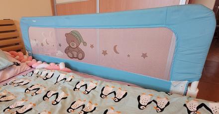 Detská zábrana na posteľ monna-150 cm-super stav, šírka (cm): 40,dĺžka (cm): 150
