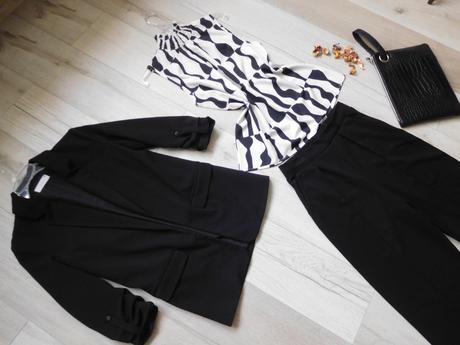 Reserved-blúzka sako nohavice 36v,+ kabelka,, reserved,36