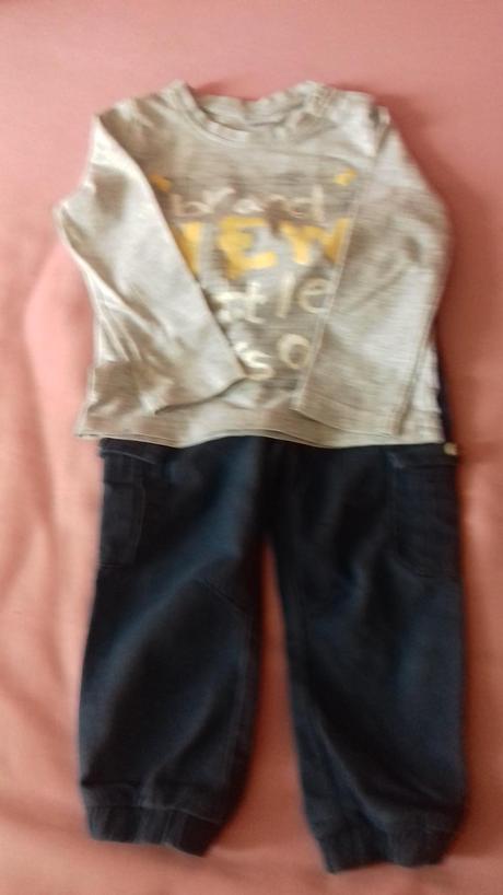 Nohavice č. 92 + tričko c. 86 zn. f&f, f&f,86