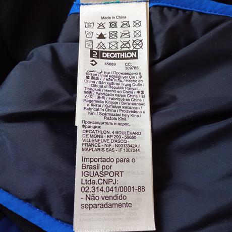 1x oblečená bunda, decathlon,s