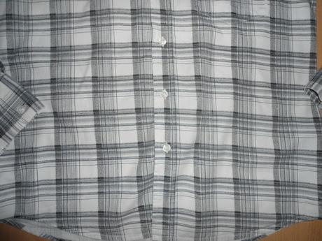 Bielo - siva chlapcenska kosela, fishbone,m