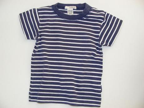 Prúžkavé tričko h&m - 80/86, h&m,80